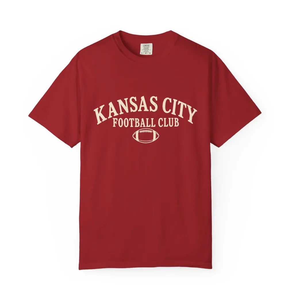 Kansas City Football Club T-Shirt in Red, front