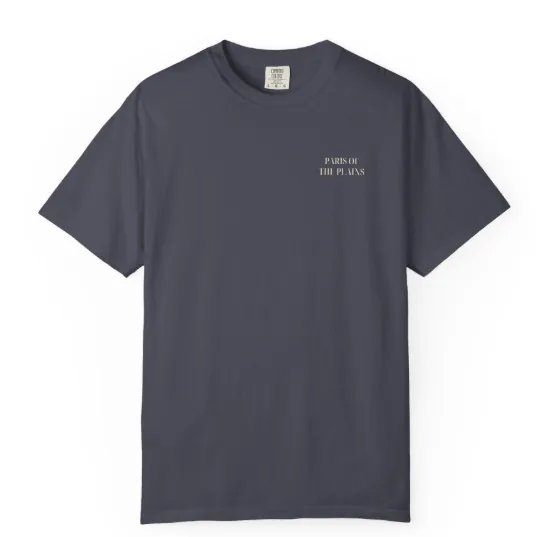 Paris of the Plains Kansas City Shirt in Charcoal, front